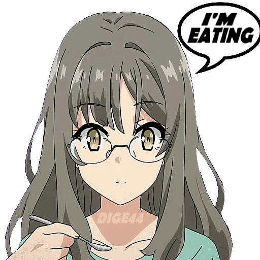 🥙 Стикер «BUNNY GIRL SENPAI» для Telegram