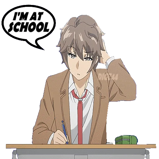 📐 Стикер «BUNNY GIRL SENPAI» для Telegram