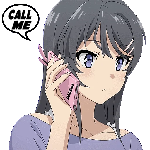 ☎️ Стикер «BUNNY GIRL SENPAI» для Telegram
