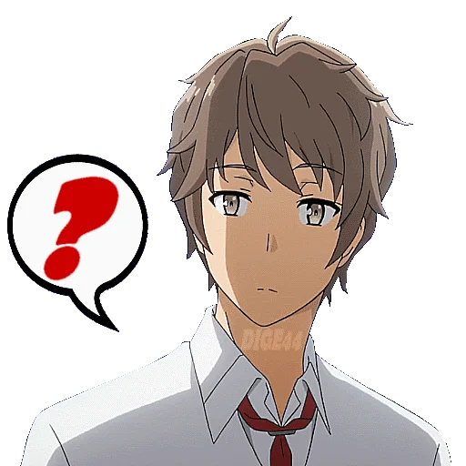 ❓ Стикер «BUNNY GIRL SENPAI» для Telegram