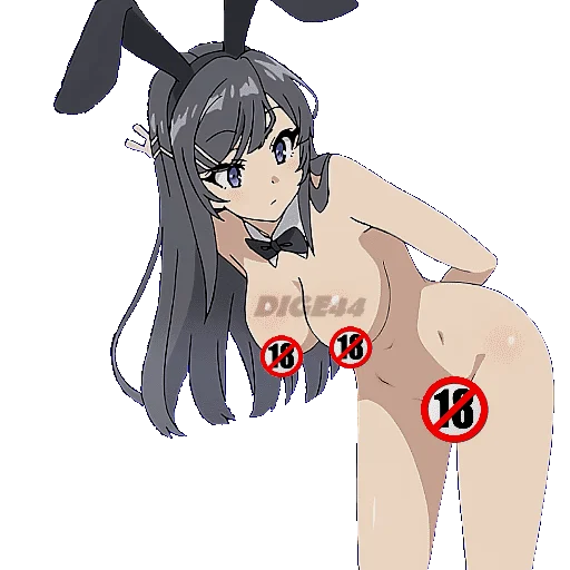🔞 Стикер «BUNNY GIRL SENPAI» для Telegram