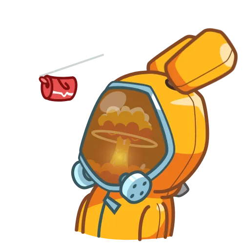💥 Стикер «Rad Bunny» для Telegram