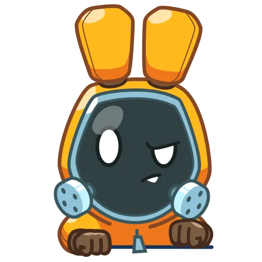 Стикерпак Rad Bunny для Telegram