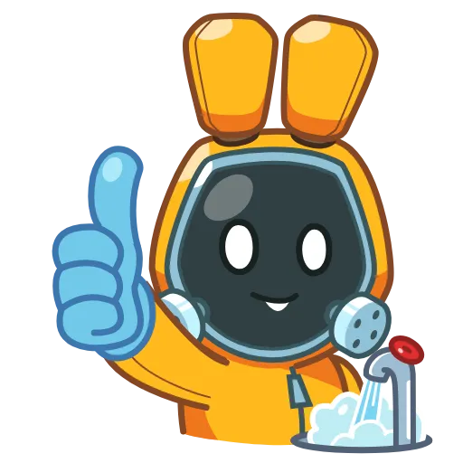 👍 Стикер «Rad Bunny» для Telegram