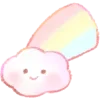 Стикер 39 🥕 Kawaii Bunny - зайчик