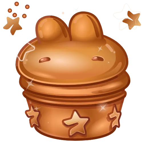 🎁 Эмодзи «Bunny Muffin» для Telegram