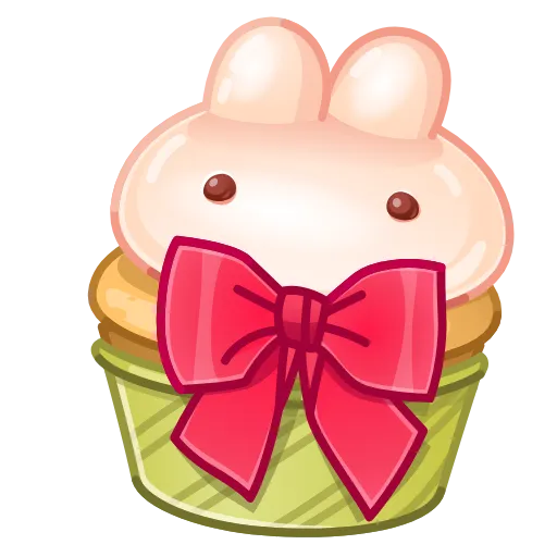 🎁 Эмодзи «Bunny Muffin» для Telegram