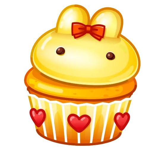 🎁 Эмодзи «Bunny Muffin» для Telegram