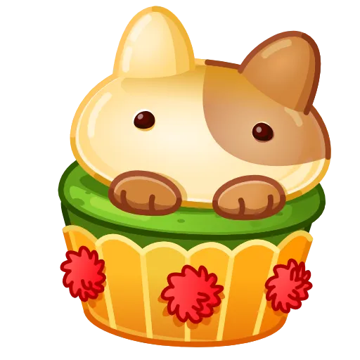 🎁 Эмодзи «Bunny Muffin» для Telegram