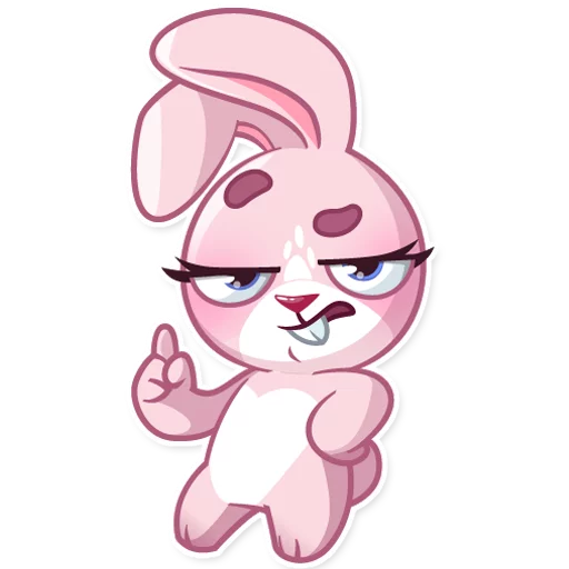☝ Стикер «Rosy Bunny» для Telegram