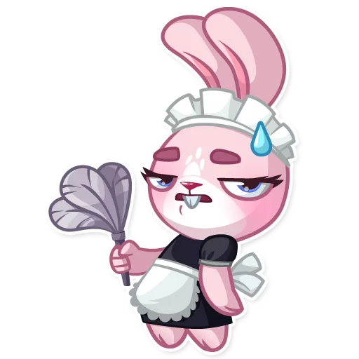 😓 Стикер «Rosy Bunny» для Telegram