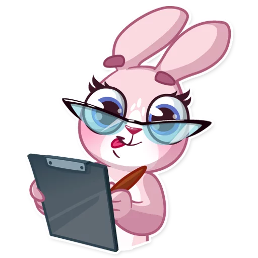 📝 Стикер «Rosy Bunny» для Telegram