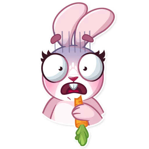 😨 Стикер «Rosy Bunny» для Telegram