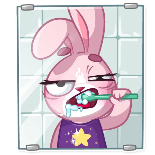 💤 Стикер «Rosy Bunny» для Telegram