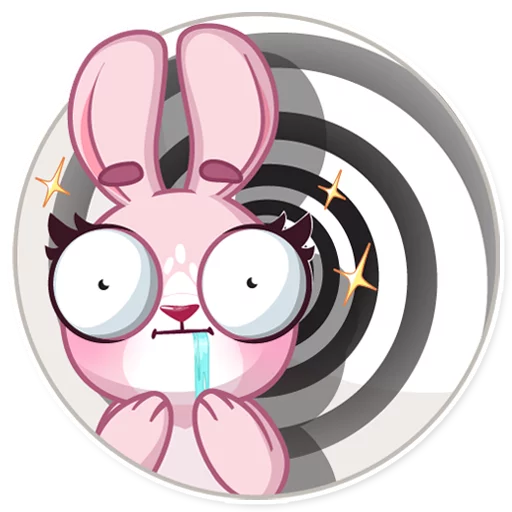 😐 Стикер «Rosy Bunny» для Telegram