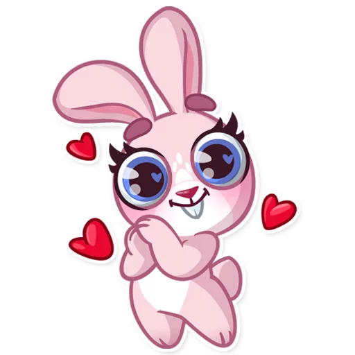 😍 Стикер «Rosy Bunny» для Telegram
