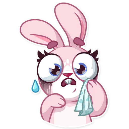 😥 Стикер «Rosy Bunny» для Telegram