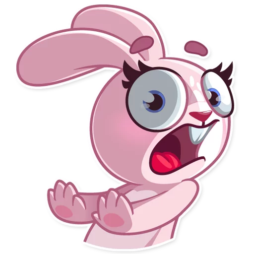✋ Стикер «Rosy Bunny» для Telegram