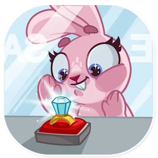 💍 Стикер «Rosy Bunny» для Telegram