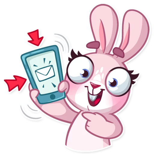 📩 Стикер «Rosy Bunny» для Telegram