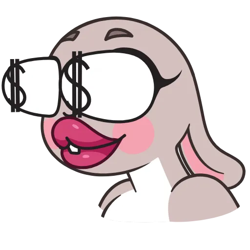 🤑 Стикер «Bunnyta» для Telegram