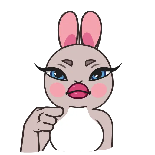 🤬 Стикер «Bunnyta» для Telegram