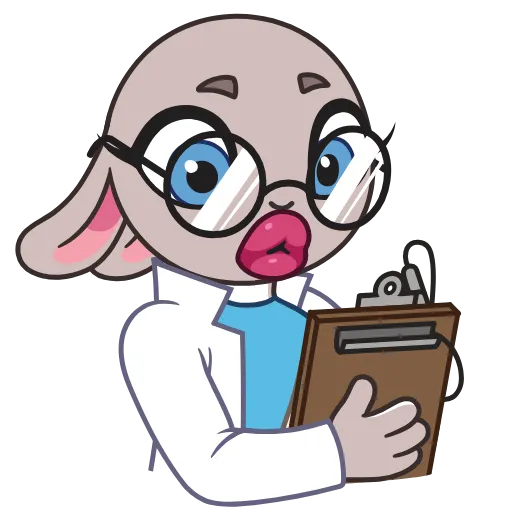🤓 Стикер «Bunnyta» для Telegram