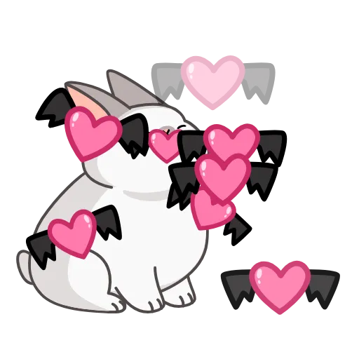 😘 Стикер «Bunny Vampire» для Telegram