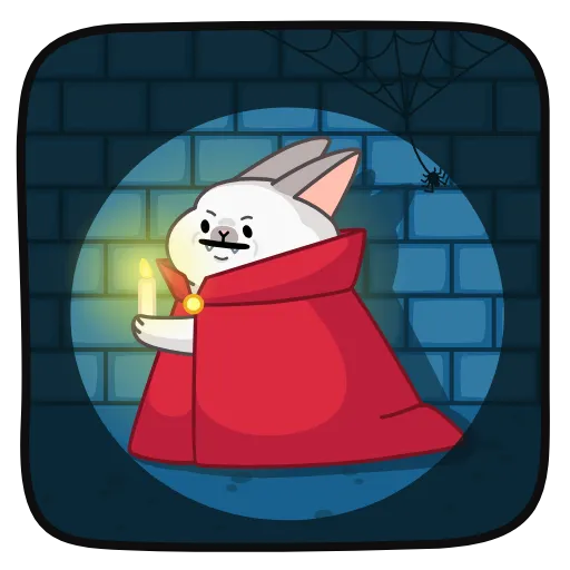 🕯 Стикер «Bunny Vampire» для Telegram
