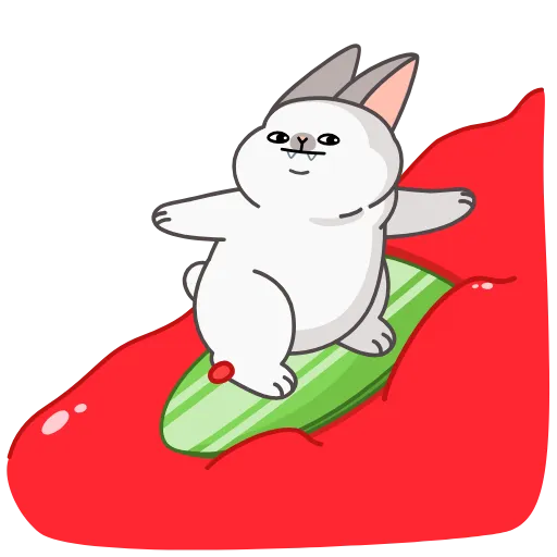 🏄‍♂️ Стикер «Bunny Vampire» для Telegram