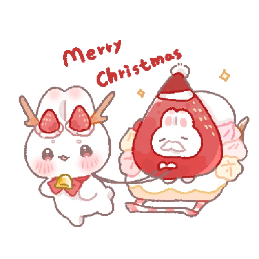 🍓 Стикер «bunny pie !! ୨ ୧» для Telegram