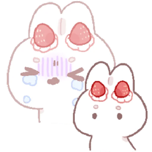 🍓 Стикер «bunny pie !! ୨ ୧» для Telegram