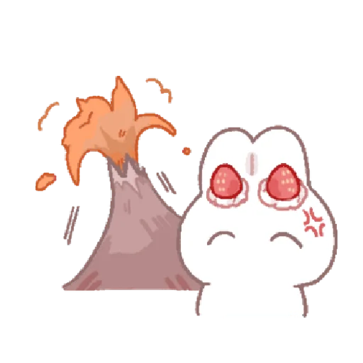 🍓 Стикер «bunny pie !! ୨ ୧» для Telegram