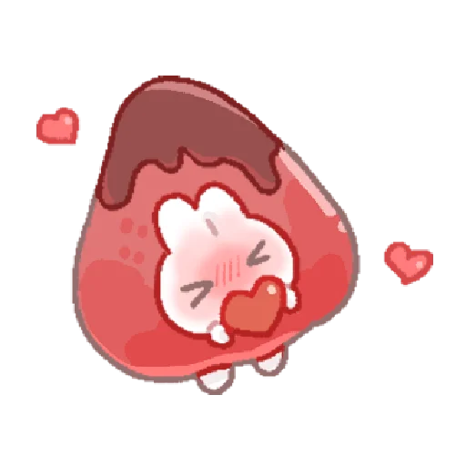 🍓 Стикер «bunny pie !! ୨ ୧» для Telegram