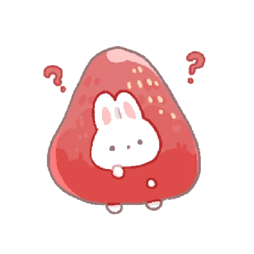 🍓 Стикер «bunny pie !! ୨ ୧» для Telegram