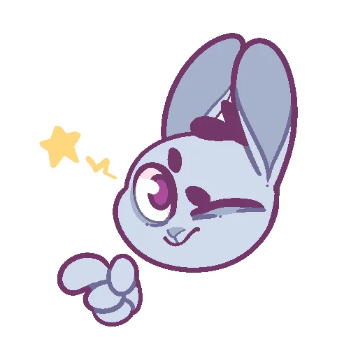😉 Стикер «bunsticks» для Telegram