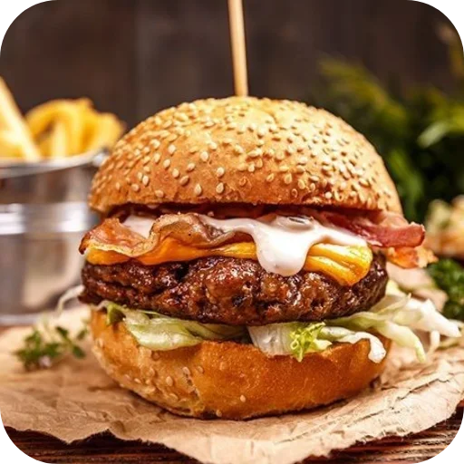 ❤ Стикер «Burgers» для Telegram
