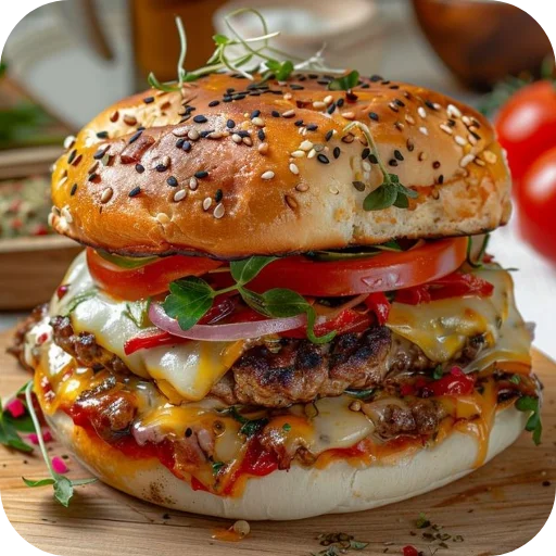 😋 Стикер «Burgers» для Telegram