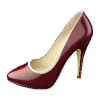 👠 Эмодзи «Бургунди» для Telegram