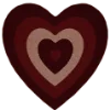 ❤️ Эмодзи «burgundy and white» для Telegram