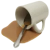 ☕ Эмодзи «burgundy and white» для Telegram