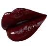 👄 Эмодзи «burgundy and white» для Telegram