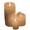 🕯️ Эмодзи «burgundy and white» для Telegram