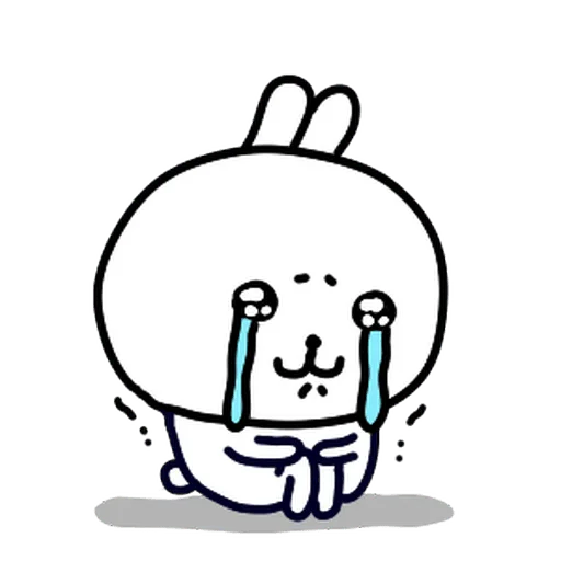 😭 Стикер «burikko usagi» для Telegram
