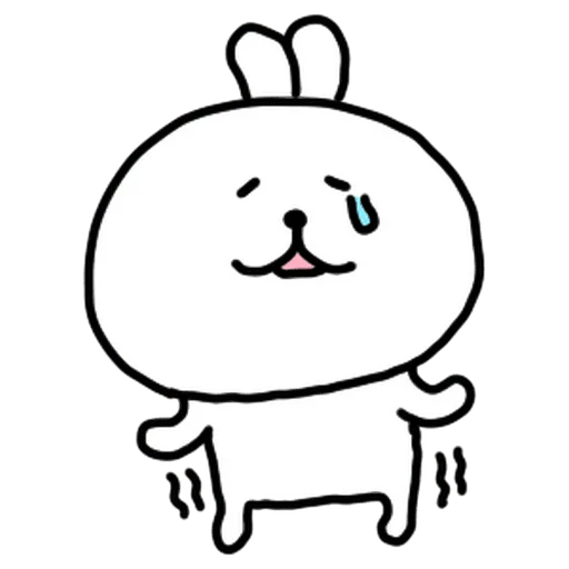 😢 Стикер «burikko usagi» для Telegram