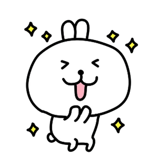 😆 Стикер «burikko usagi» для Telegram