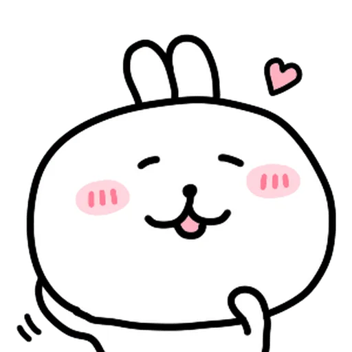 🥰 Стикер «burikko usagi» для Telegram