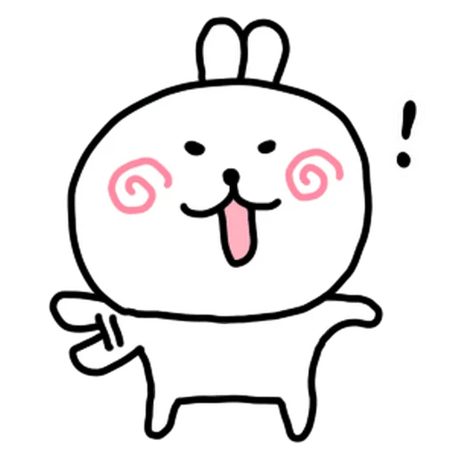 😠 Стикер «burikko usagi» для Telegram