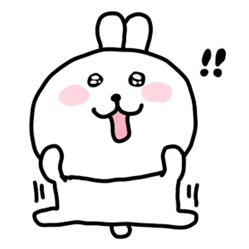 🤩 Стикер «burikko usagi» для Telegram