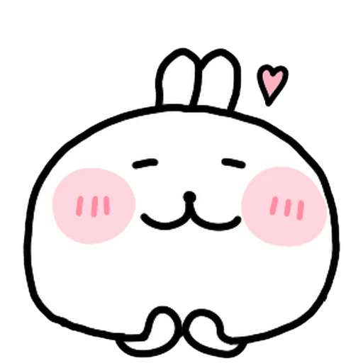 🥰 Стикер «burikko usagi» для Telegram
